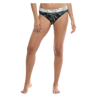 Mesmerize Mid Waist Fold Over - Women's Swimsuit Bottom