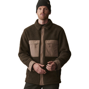 Two Tone Sherpa - Men's Fleece Shirt Jacket