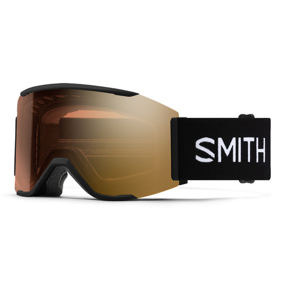 Squad MAG/ChromaPop Sun Black Gold Mirror - Adult Winter Sports Goggles