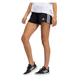 Pacer 3 Stripes Woven - Women's Training Shorts