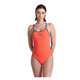 Lace Back Solid - Women's Training One-Piece Swimsuit - 0