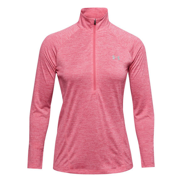 pink under armour long sleeve shirt