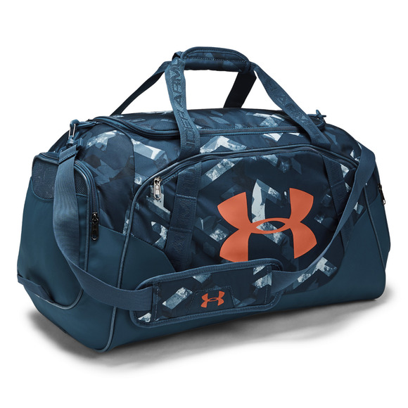 blue under armour duffle bag