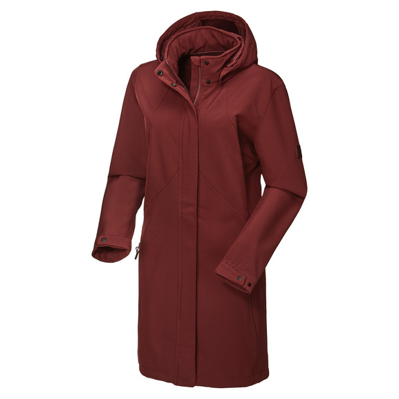 hooded softshell jacket women's