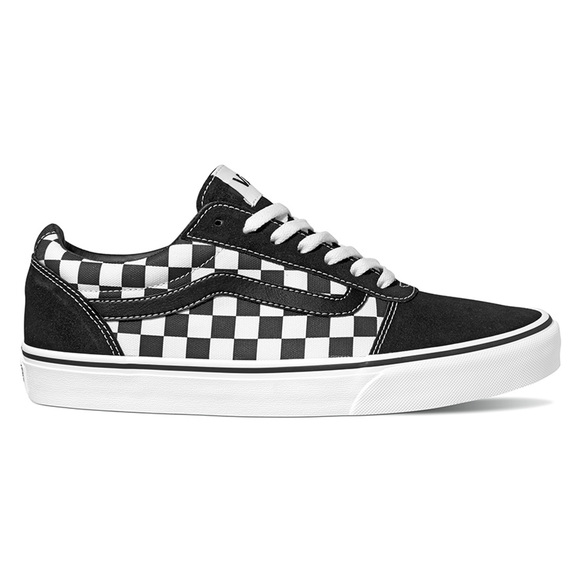 vans ward men's checkered skate shoes