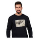 Baril Photo Print Ski - Men's Long-Sleeved Shirt - 3