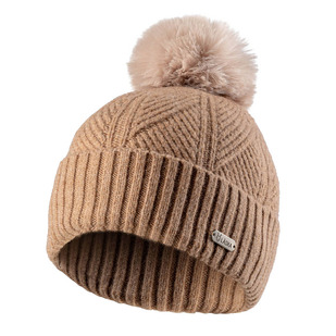 77-134 - Tuque à pompom pour femme