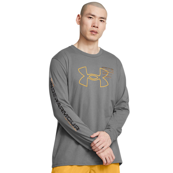 Glitch BL - Men's Long-Sleeved Shirt