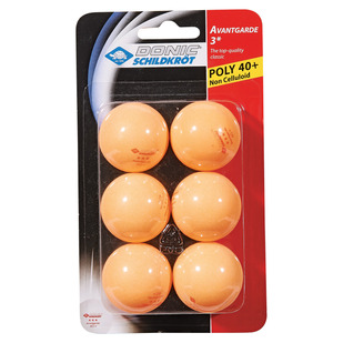 Avantgarde 3* - Balles de tennis de table (paquet de 6)