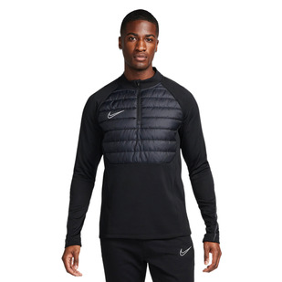 Academy Winter Warrior - Chandail de soccer à fermeture éclair au col pour homme