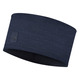 Merino Wide Solid Denim - Adult Headband - 0