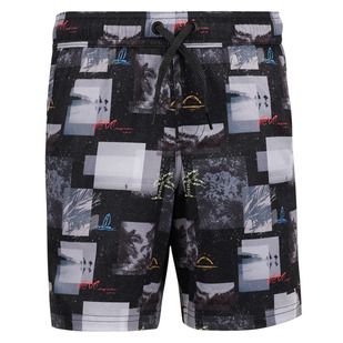 Raith 3.0 Printed Volley - Boys' Board Shorts