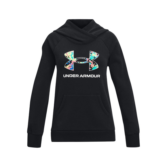 Under Armour Childrens Rival Logo Hoody Warm-up Top 