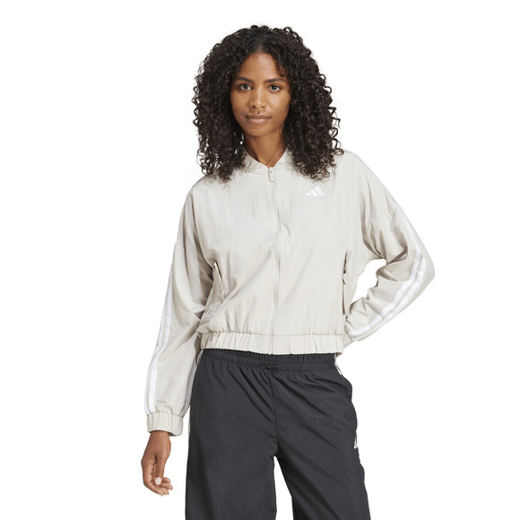 Essentials 3-Stripes Bomber - Women's Full-Zip Jacket