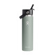 Wide Mouth Flex Straw (24 oz.) - Insulated Bottle with Retractable Straw Cap - 0