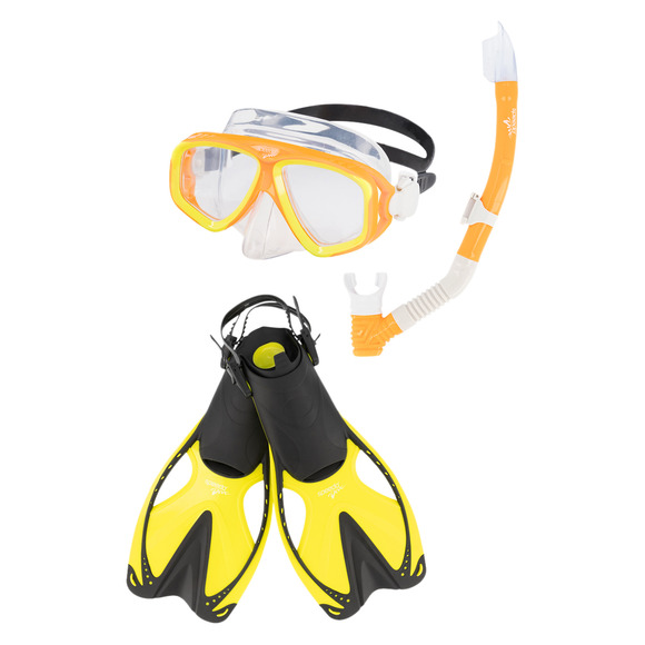 Adventure Sr Trio - Adult Mask, Snorkel and Fins