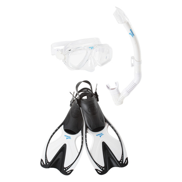 Adventure Sr Trio - Adult Mask, Snorkel and Fins