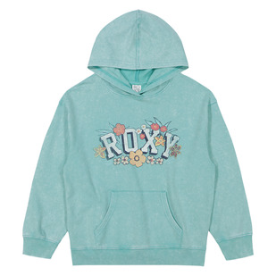 GIRLS' FLORAL OVERSIZED HOODIE - GIRLS' HOODIE