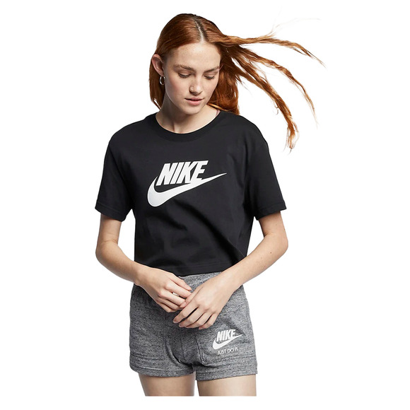 Sportswear Essential - T-shirt écourté pour femme