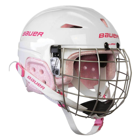 Lil' Sport Combo - Casque et grille de hockey pour junior