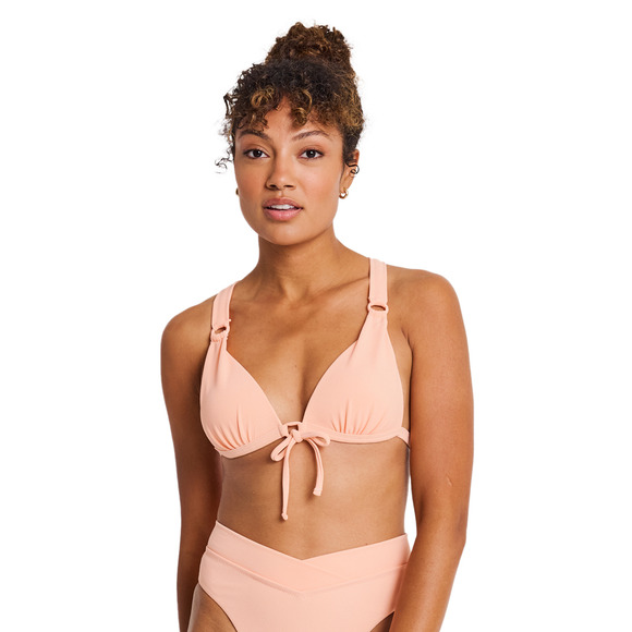 BE TOP TRIANGLE RECYCLED RIB - WOMEN'S TOP SWIMSUIT