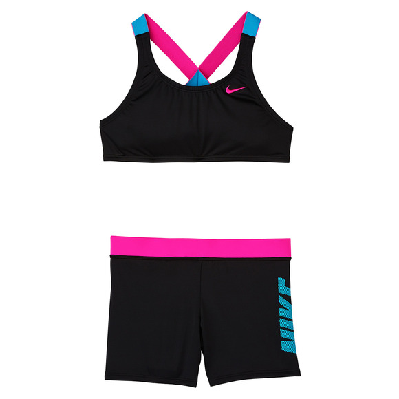 nike 2 piece training swimsuit