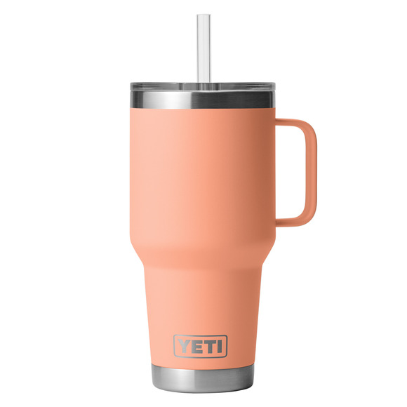 Rabler Straw (1 L) - Insulated Travel Mug with Straw Lid