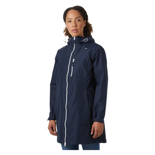 Long Belfast - Women's Hooded Rain Jacket