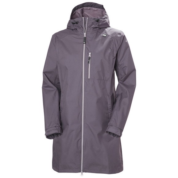 Long Belfast - Women's Hooded Rain Jacket