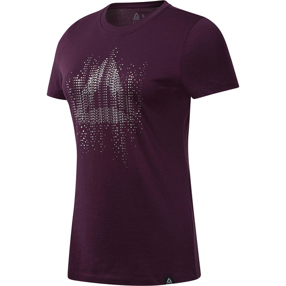 tee shirt reebok femme violet