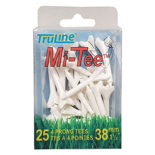 Mi-Tee (Paquet de 25) - Tés de golf en plastique