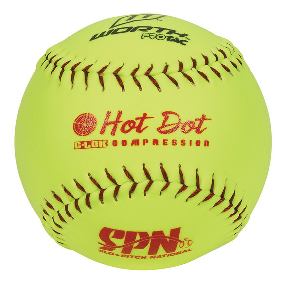 SPN Hot Dot - Balle de balle-molle en cuir synthétique