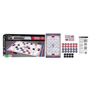 NHL Checkers Montreal Canadiens - Collectible Checkers Set