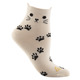 Jacquard Quarter Cats - Socquettes pour femme (paquet de 3 paires) - 3