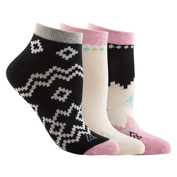 Jacquard Quarter - Women's Ankle Socks (pack of 3 pairs)