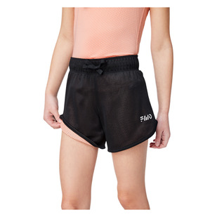 Reversible Knit Gym Core Jr - Girls' Athletic Shorts