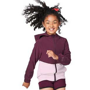 Lightweight Woven Core Jr - Girls' Hooded Jacket
