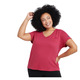 Powerblend Loose V-Neck (Plus Size) - Women's T-Shirt - 0