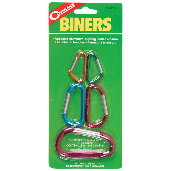 Biners - Spring-Loaded Carabiners