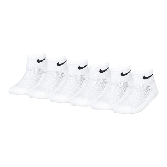 Mesh And Cushioned Jr - Junior Cushioned Ankle Socks (Pack of 6 pairs)