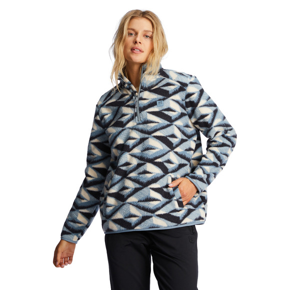 A/Div Boundary Mock 3 - Women's Half-Zip Sweater