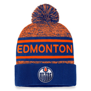 Authentic Pro Rink Heathered Knit - Tuque à revers avec pompon pour adulte