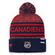Authentic Pro Rink Heathered Knit - Adult Cuffed Tuque with Pompom - 1