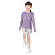 Tech Flow Core Jr - Girls' Athletic Long-Sleeved Shirt - 4