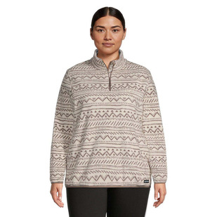 Blakiston Print (Plus Size) - Women's Quarter-Zip Sweater