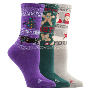 Crew Christmas - Women's Socks (Pack of 3 pairs)