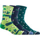 Crew Green - Men's Socks (Pack of 3 pairs) - 0