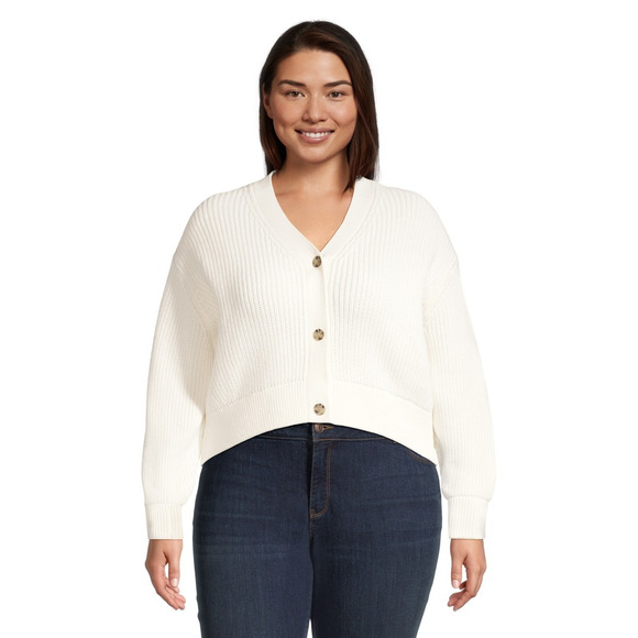 Montreal Button Up (Plus Size) - Women's Cardigan