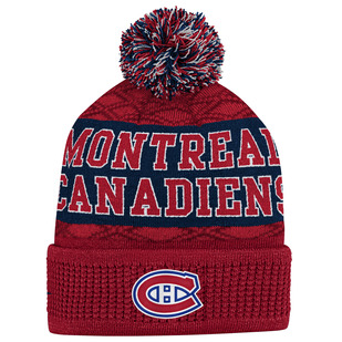 Puck Pattern - Junior Cuffed Tuque with Pompom