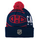 Impact Knit Jr - Junior Cuffed Tuque with Pompom - 1